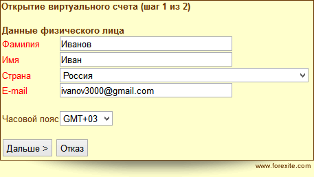 Анкета владельца форекс счета Анкета владельца форекс счета